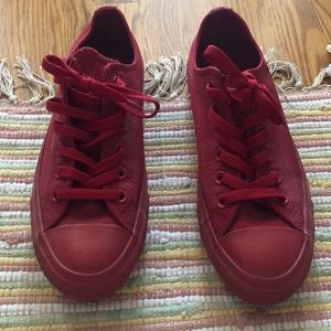 Converse Shoes - Converse All Red Low Top Converse Shoes - Converse All Red Low Top